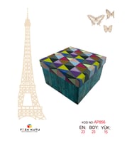 23x23x15 Hediyelik Kutu Kraft Kutu Karton Kutu YIlbaşı Kutusu Pasta Kutusu Balon Kutusu (5 ADET)