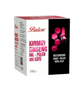 Balen Kırmızı Ginseng & Bal & Polen & Arı Sütü Karışımı 230 gr