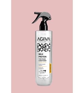 AGİVA CARE&BEAUTY Milk Protein Onarıcı, Besleyici ve Isı Koruyucu Çift Fazlı Fön Suyu - 400 ml