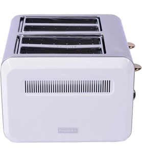 Berghoff Worldwide Gem Titan Parlak Gümüş Beyaz Dört Dilim Ekmek Kızartma Makinesi