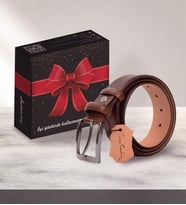Pierre Cardin PC401 Erkek 4 cm Hakiki Deri Kemer Camel