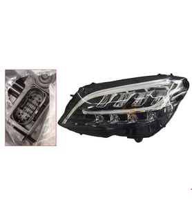 MERCEDES - ÖN FAR LED SOL ( 6 PİN ) W205 2019-