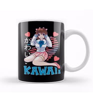 Kawaii Senpai Anime Girl Japanese Cute Manga Waifu Kupa Bardak Porselen