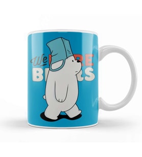 We Bare Bears Ice Bear Kupa Bardak Porselen