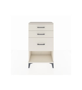 Arges Komodin 3 Çekmeceli 60x30x106 Aytaşı-Aytaşı