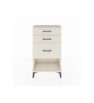 Arges Komodin 3 Çekmeceli 60x30x106 Aytaşı-Aytaşı