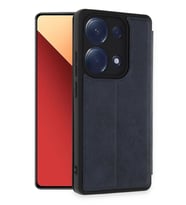 Newface Xiaomi Redmi Note 13 Pro 4G Kılıf Flip Cover - Lacivert