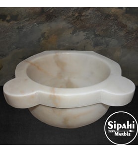 Sipahi Marble Afyon Sarılı Düz Kurna