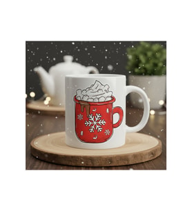 "Happy christmas" Baskılı Yılbaşı hediye Özel Tasarım Kupa Bardak