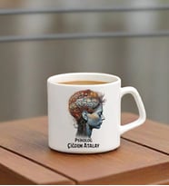 İsme Özel  Psikolog Temalı Espresso Kupa Bardak