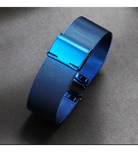 PASLANMAZ ÇELİK KORDON MK1002-BLUE - 20MM