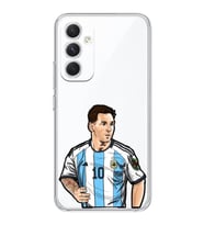 Samsung Galaxy A05S Uyumlu Lionel Messi Desenli Şeffaf Telefon Kılıfı