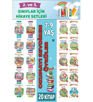 2.ve 3.Sınıflar İçin Okuma Alışkanlığı Kazandıran Mükemmel 20 li  Hikaye Seti 4