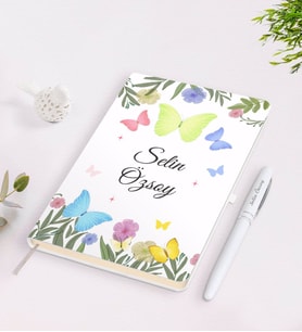 BK Gift Kişiye Özel İsimli Çerçeveli Defter Kalem Seti-17