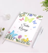 BK Gift Kişiye Özel İsimli Çerçeveli Defter Kalem Seti-17
