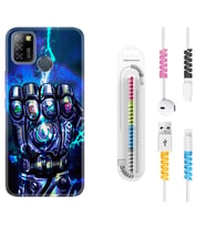 INFINIX Smart 4 5 6 Zero 8 S5 Pro Kılıf Kablo Koruma Spiral Silikon Thunder Play 1760