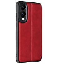 Durukar® Samsung Galaxy S25 Edge Flip Cover - Kırmızı