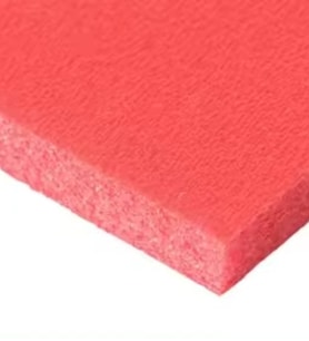 Renkli Köpük Plaka 1CM - 110X100CM (Kırmızı)