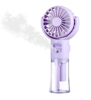 4 Kademeli Spreyli Şarjlı El Fanı – Boyuna Asılabilir USB Şarjlı Taşınabilir Mini Fan F4 (5680)
