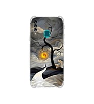 PrintiFy Samsung Galaxy A20s ile Uyumlu Simya Serisi Sarmal Yolculuk Tasarımlı Uv Baskılı Köşe Korumalı Antişok Kılıf