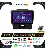 Isuzu DMax 2015-2018 Model 2GB + 64GB Android 13 Kablosuz Carplay Navigasyon Multimedya Sistemi