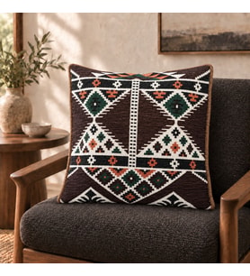 BK Gift El Yapımı Otantik Türk Kilim Kırlent Yastık 43x45 cm -6 Bohem Etnik Dekoratif Koltuk Yastığı