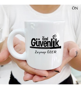 Özel Güvenlik Renkli Tasarımlar ve Dekoratif Kişiye Özel Kupa Bardaklar