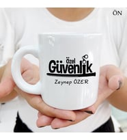 Özel Güvenlik Renkli Tasarımlar ve Dekoratif Kişiye Özel Kupa Bardaklar