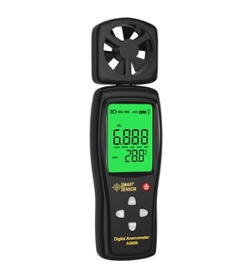 Smart Sensor AS 806 Rüzgar Hızı Ölçer  0-45 m/s Hava Hızı