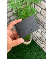 Guard Mat Siyah Deri Kartlık