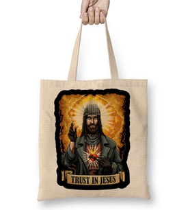 Trust in Jesus Walking Dead Bez Çanta Uzun Saplı