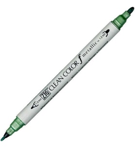 Zig Clean Color f Çift Uçlu Kalem 121 Metallic Green 