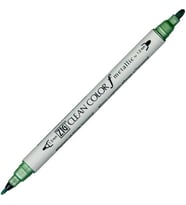Zig Clean Color f Çift Uçlu Kalem 121 Metallic Green 