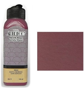 Artdeco 140Ml Koyu Bordo Akrilik Boya 3644