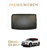 Citroën C3 2017+ Uyumlu 3D Bagaj Havuzu Premium