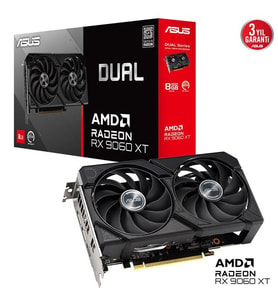 ASUS 8GB DUAL RX9060XT-8G GDDR6 128bit HDMI-DP PCIE 5.0