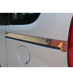 Fiat Doblo Uyumlu 2 Sürgülü Kapı Çıtası 2 Parça Krom 2010 Ve Sonrası