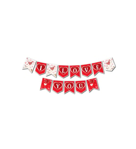 Zikzak Banner I Love You M378