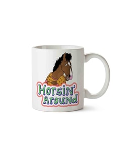 Horsin Around Porselen Kupa Bardak