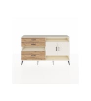 Arges Konsol 4 Raflı 3 Çekmeceli 2 Kapaklı 176x30x99 Aytaşı-Aytaşı/Çam