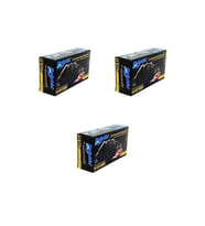 Dolphin Tek Kullanımlık Lateks Siyah Pudrasız Nitril Muayne Eldiveni Meidum Orta Boy - 100'lü 3Paket