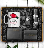 Yılbaşına Özel Tasarım Kupa & Cüzdan & Kişiye Özel Çakmak & Kartvizitlik & Axe Erkek Deodorant