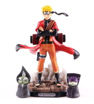 Anime Uzumaki Naruto Shima Fukasaku Işıklı Aksiyon Figürü 21 Cm