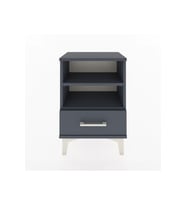 Arges Komodin 2 Raflı Tek Çekmeceli 44x30x64 Antrasit-Antrasit