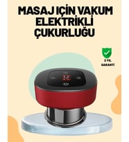 4’Ü 1 Arada Elektrikli Çukurluk Masaj Seti Isı Masaj Kırmızı Işık