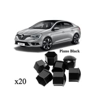 MEGANE 4 SEDAN 2016-2023 MODEL ARASI ARAÇLARA UYUMLU BİJON KAPAĞI TAKIM PİYANO SİYAH