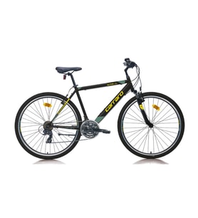 Carraro Active 290 28" Jant 52 CM Kadro 21 Vites Şehir Bisikleti SİYAH SARI