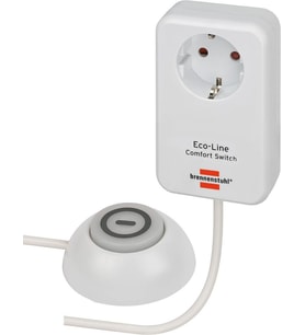 Brennenstuhl Eco-Line 1,5 Metre Uzatmaya Sahip Kumandalı Ip20 Lisanslı Tekli Priz