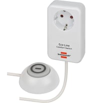 Brennenstuhl Eco-Line 1,5 Metre Uzatmaya Sahip Kumandalı Ip20 Lisanslı Tekli Priz (Beyaz)