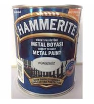 HAMMERİTE METAL BOYASI DÜZ BEYAZ 0,75 LT